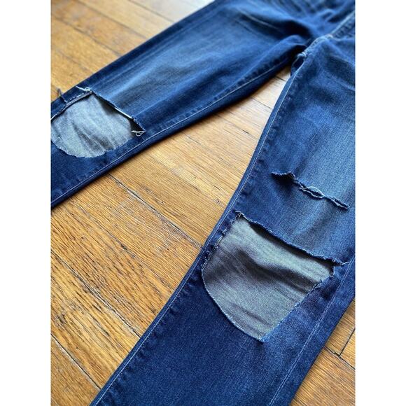 CITIZENS of HUMANITY Distressed Rocket-High Rise Skinny Jeans sz 27 (NWT) - Picture 7 of 12